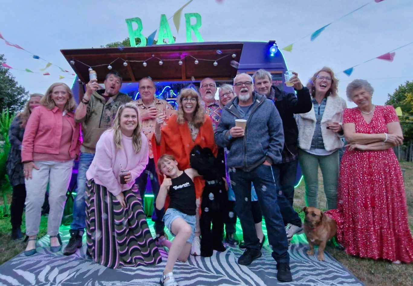 Sweffling, Suffolk private party Pickled Purple private party bar Suffolk